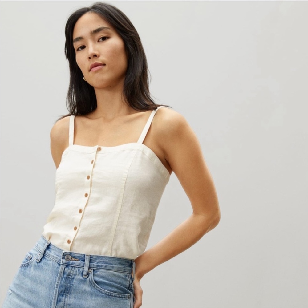 Everlane Picnic Linen Top